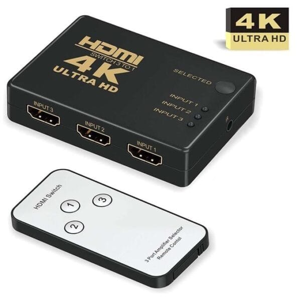 Switch HDMI 3 Entrées Vers Une Sortie 4K