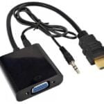 CABLE HDMI TO VGA + AUDIO