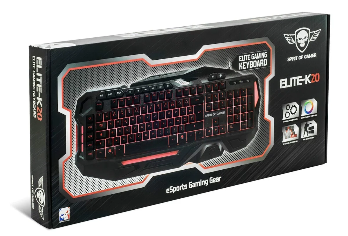 CLAVIER SPIRIT OF GAMER ELITE-K20 – Image 1
