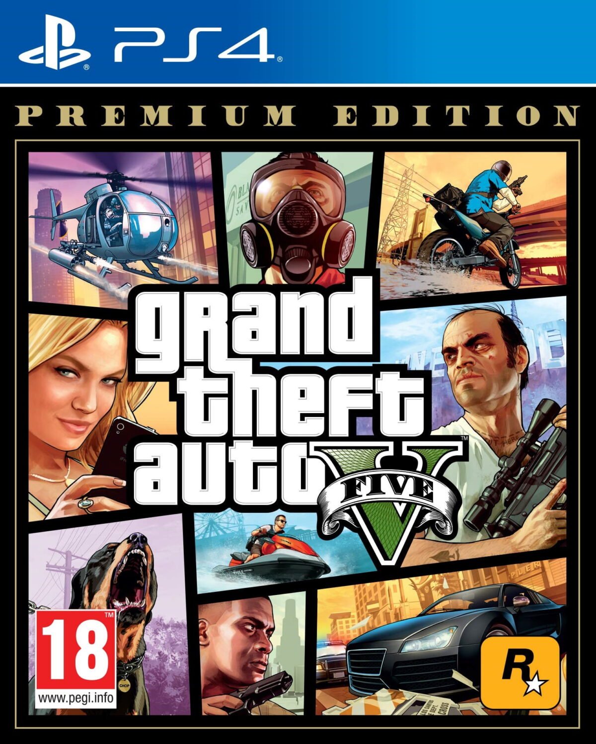 GTA V - Edition Premium PS4 – Image 1