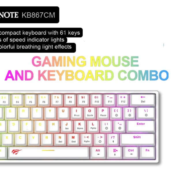 Pack Clavier Souris HAVIT KB867 Mécanique