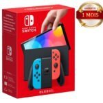 Nintendo Switch Oled + Puce + 128GO + Jeux