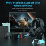 Casque Gaming NUBWO G07-BT Wireless + Bluetooth + Filaire – Image 6
