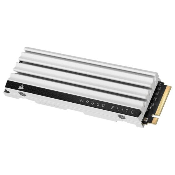 SSD Corsair MP600 ELITE 1 To Avec dissipateur (Blanc) pour PS5