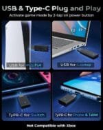 Casque havit Fuxi-H7 sans fil USB 2,4 GHz pour PS5, PS4, PC – Image 5