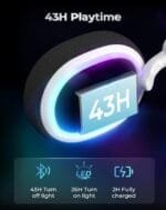 Casque havit Fuxi-H7 sans fil USB 2,4 GHz pour PS5, PS4, PC – Image 4