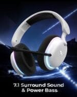 Casque havit Fuxi-H7 sans fil USB 2,4 GHz pour PS5, PS4, PC – Image 6
